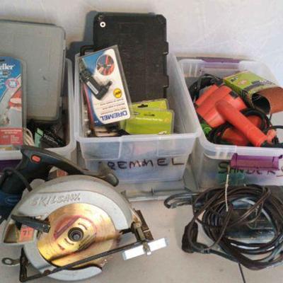 Power Tools And Accessories Lot!