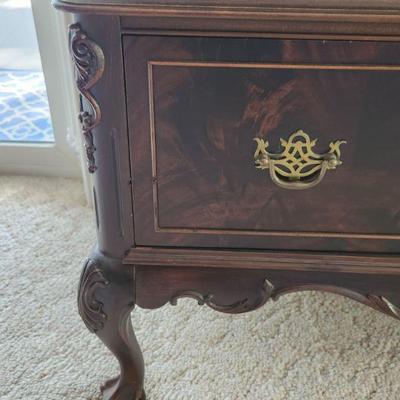Chippendale Very High End Vintage Very Rare Unique Mahogany 3 Piece Kitchen Dining Room Furniture Set