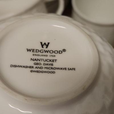 Large Wedgewood "Nantucket" White Dish Set ($795)