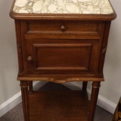 Marble Top Night Stand