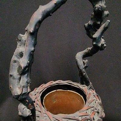 WWT003 - Antique Ikebana Basket No. 3