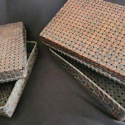 WWT023 - Antique Ikebana Boxes (2)