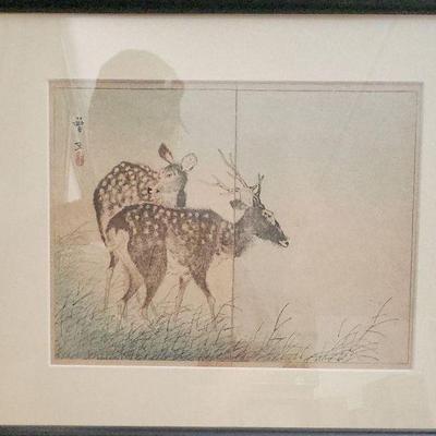 WWT105 - Vintage Asian Block Print By Seitei Watanabe