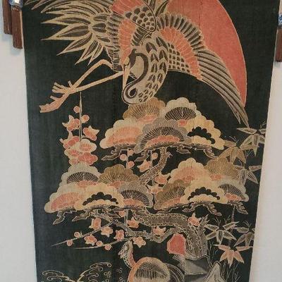 WWT113 - Vintage Asian Wall Hanging 