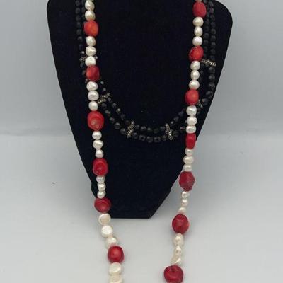WWT137-2ea Fantastic Beaded Necklaces