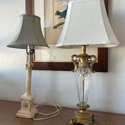 WWT046- Two Beautiful Lamps