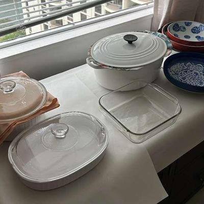 WWT111- Le Creuset, Corning Ware, And More