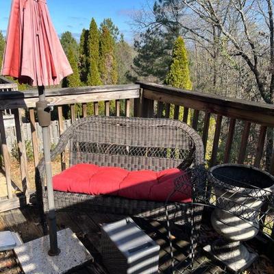 Patio sitting