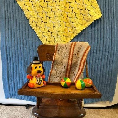 Vintage rocker highchair