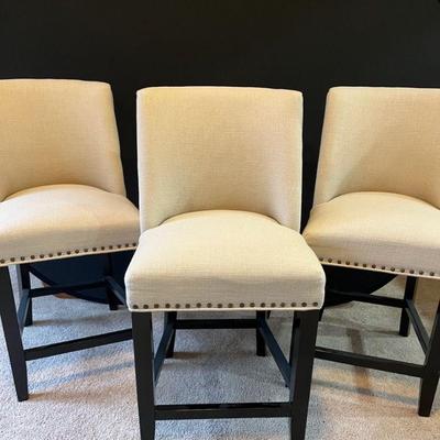 Upholstered barstools