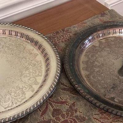 Silver plated trays