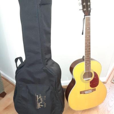 Bean Blossom Guitar by Morgan Monroe with Bag