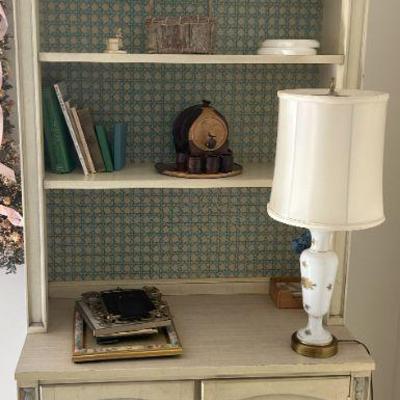 French Provincial Hutch with Cabinet and 3 Shelves - Bedroom Set 2