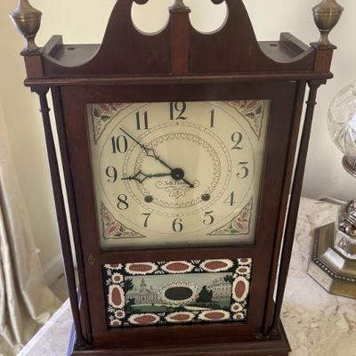 Vintage Seth Thomas Pillar and Scroll Clock