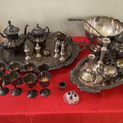 Silver Plated  Service Set
