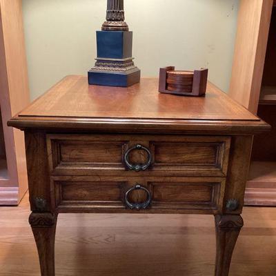 Mid Century Modern End Table with Drawer