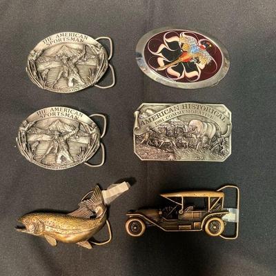 Collectible belt buckles