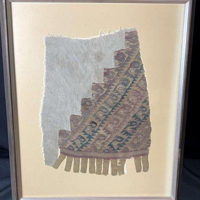 Pre columbian textile chancay culture of central peru