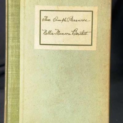 Nellie munson bartlett signed limited edition book