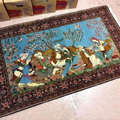 Persian pictorial rug