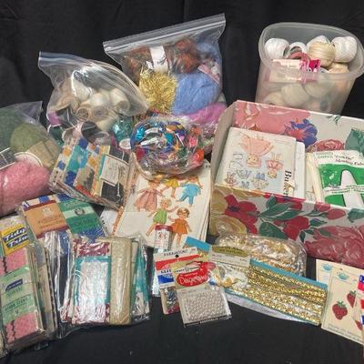Vintage sewing patterns and notions