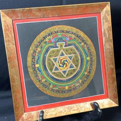 Thangka mandala painting