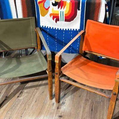 Gold medal folding furniture co safari" chairs