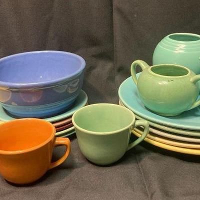 Bauer pastel dishes