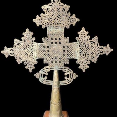 Ethiopian orthodox coptic church processional cross