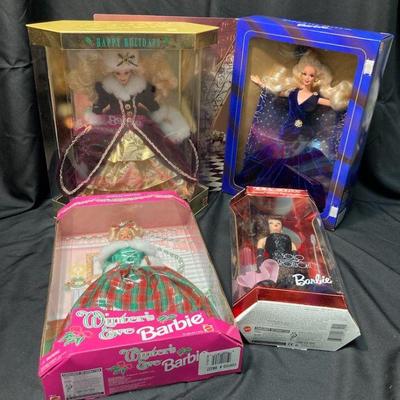 Sapphire edition and holiday barbies