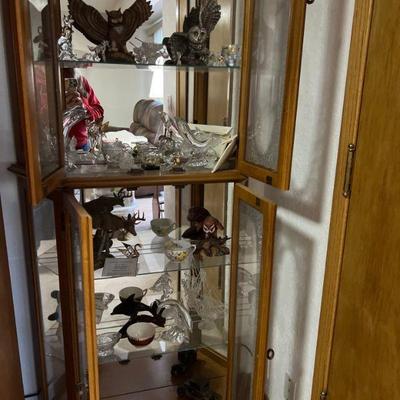 Glass display case