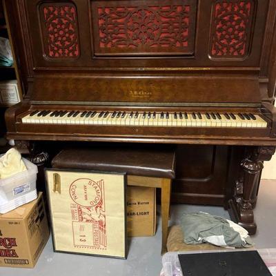 A.B. Chase cabinet grand piano