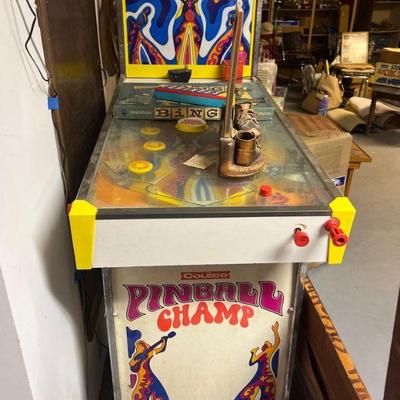 Champ pinball machine