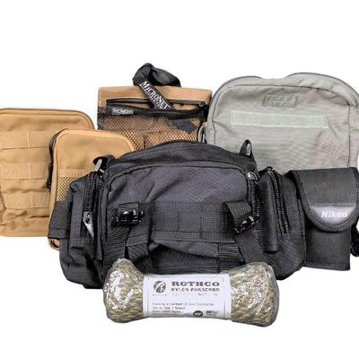 TEWA202 Spec-Ops Bags, Nikon Camo Binoculars & More	A few traveling bags, new Rothko Nylon Paracord and a Nikon camo binoculars,...