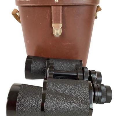 BEBO639 Carl Zeiss “USSR occupied Germany” Binoculars	Serial # 3168926. With original leather case
