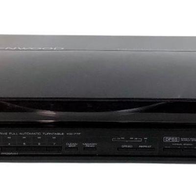 TICA221 Kenwood Turntable	Direct drive full automatic turntable, model# KD-77F. Does turn on as shown in the video. 
