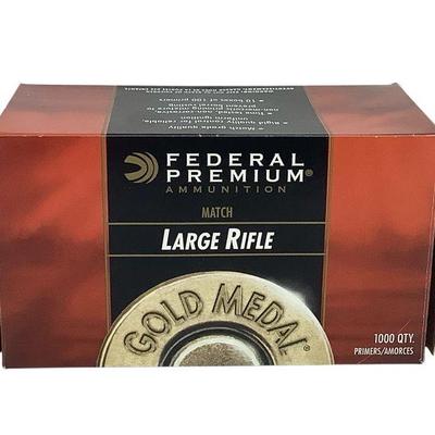 TEWA804 Federal Premium Large Rifle Match Primers	Full box of No. GM210M long riffle primers.
