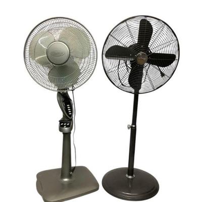 TICA235 Two Oscillating Fans	Holmes and Clairion floor oscillating fans. Both have different speed adjustments. Clairion fan doesn't...