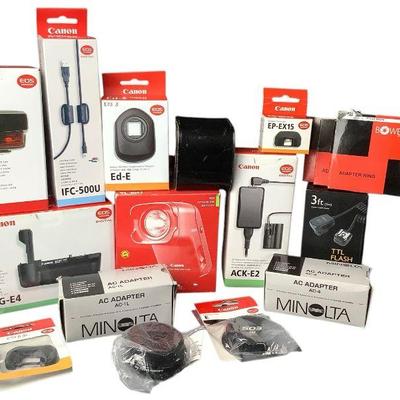 TICA609 Canon & More Accessories	Products appear unused but have been opened 
