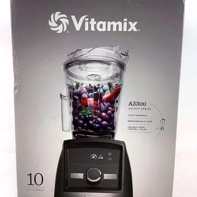 TICA212 New Open Box Vitamix Blender	Open box, Model# VM0185 A3300 series. Box does have a little damage on one of the sides,...