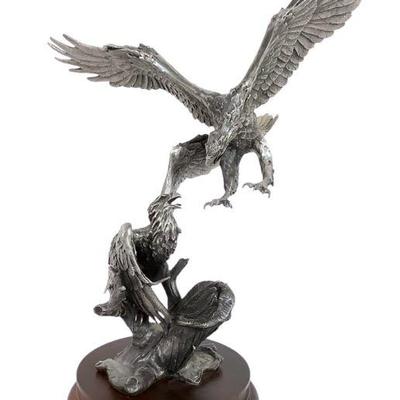 BEBO231 Michael Boyett “Wings Of Liberty” Statue	Limited edition Chilmark "Wings of Liberty" Fine Pewter sculpture by Michael...