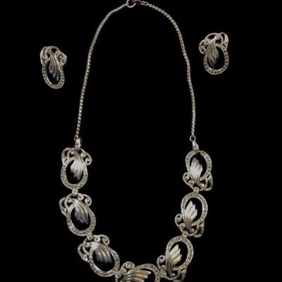 BEBO907 Sterling Silver Necklace And Earring Set	 The total weight of the sterling is approximately 41.36 grams
