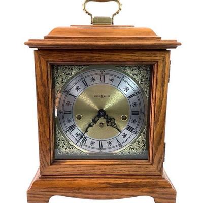 BEBO232 Howard Miller Mantel Clock	German made, Westminster chime movement hat plays 1/4, 1/2, and 3/4 chimes. Comes with the original...
