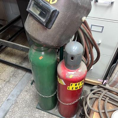 Sale Photo Thumbnail #141: Welding torches and hat