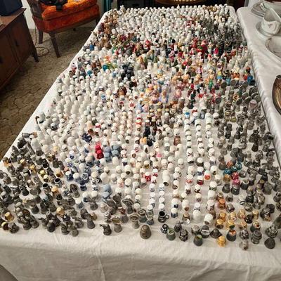 Huge thimble collection!