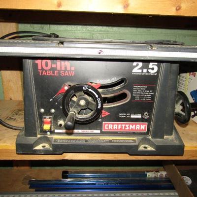Craftsman table saw