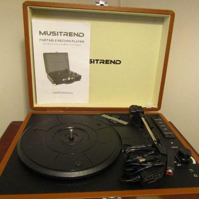 Portable record player