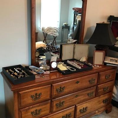 dresser with mirror $269
60 X 18 X 31