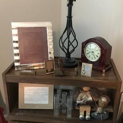 bookshelf $40 
29 X 15 X 31"
lamp $29