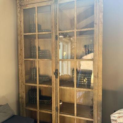 Arhaus bookcase/ cabinet